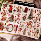 Cute Christmas Peekaboo UV DTF Transfer Stickers