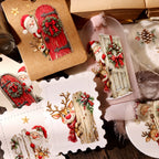 Cute Christmas Peekaboo UV DTF Transfer Stickers