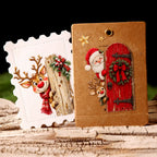 Cute Christmas Peekaboo UV DTF Transfer Stickers