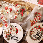 Cute Christmas Peekaboo UV DTF Transfer Stickers