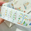 Süßes handgezeichnetes Journal Washi Tape Happy Scrawl Sticker