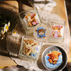 Cute Highland Cow UV DTF Transfer Stickers
