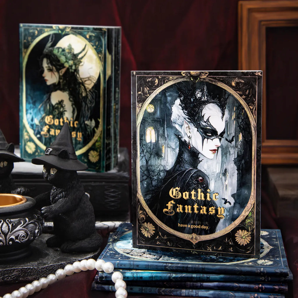 Dark Gothic Background Paper | Fantasy Occult Art Scrapbooking Pages