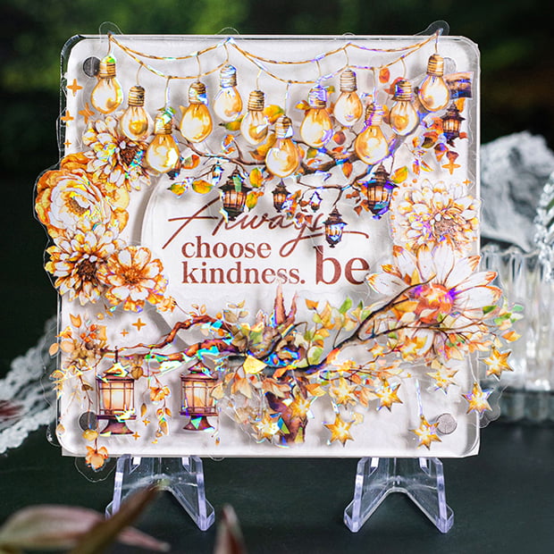 Decorating String Light Stickers