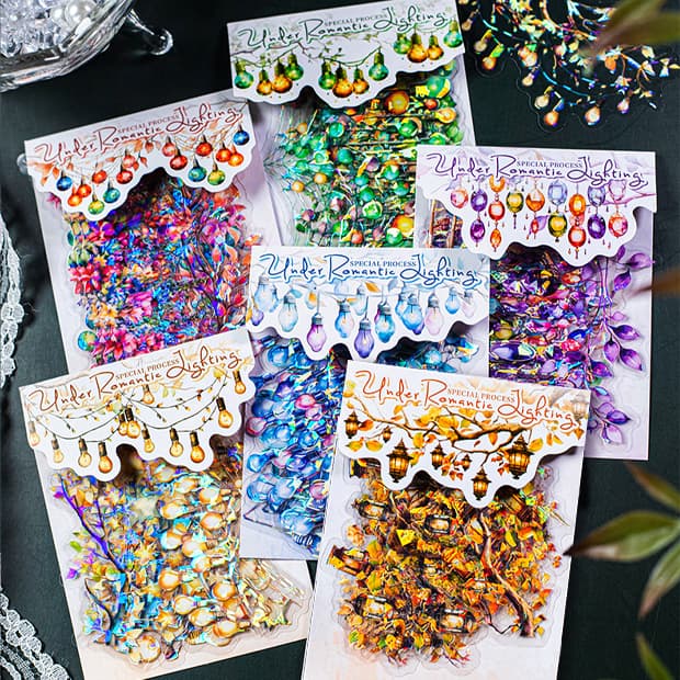 Decorating String Light Stickers