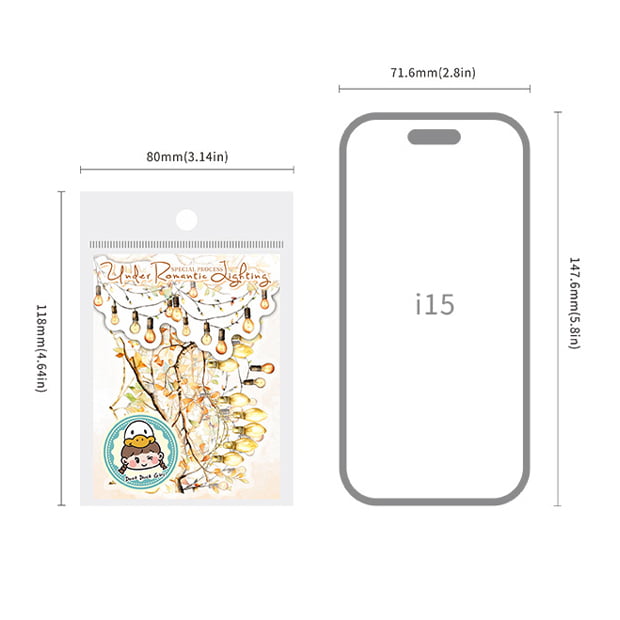 Decorating String Light Stickers