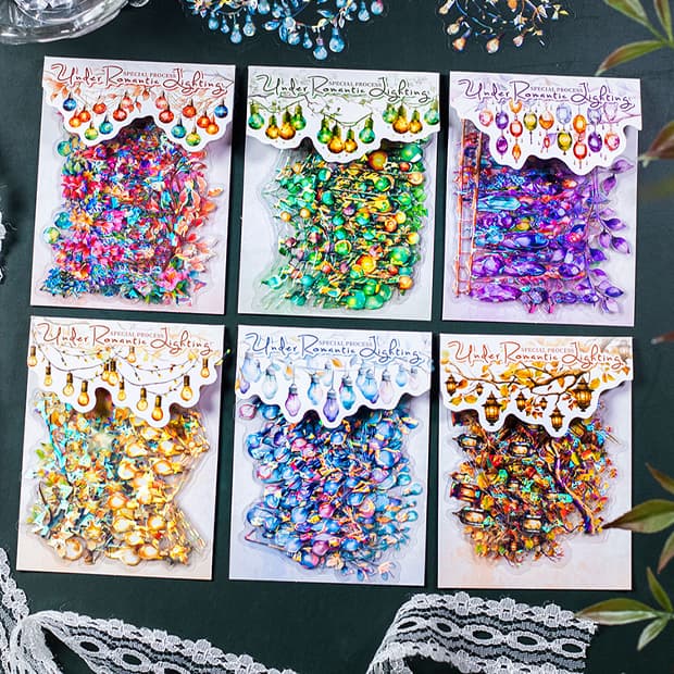 Decorating String Light Stickers