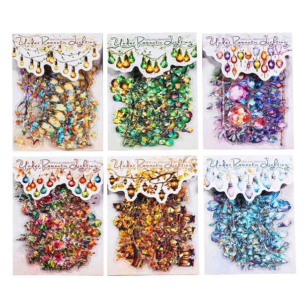 Decorating String Light Stickers