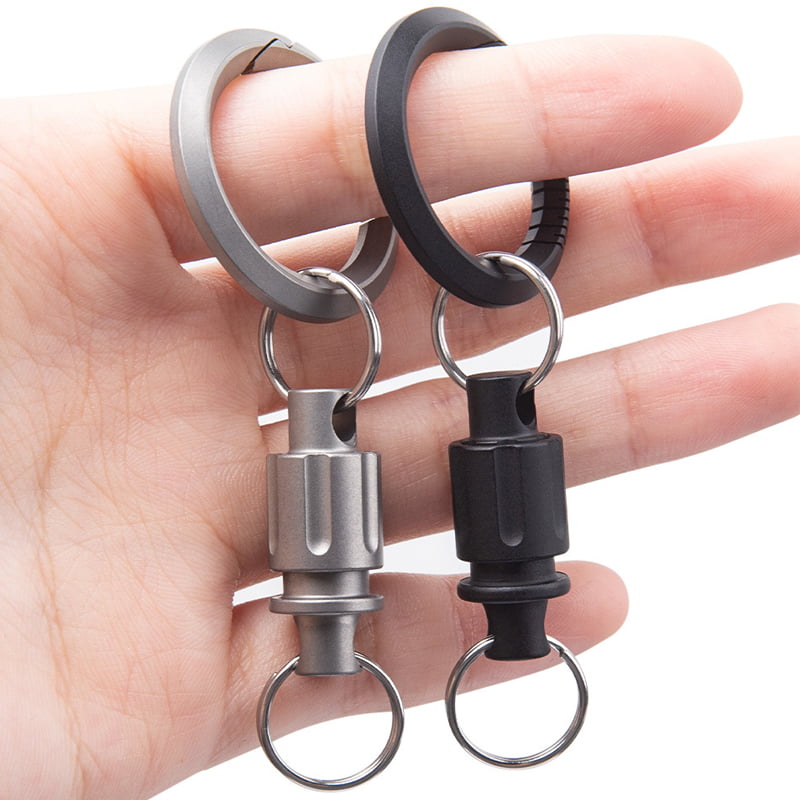 Detachable EDC Titanium Alloy Keychain