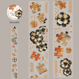 Die-Cut Floral & Collage PET Tape