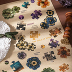 Die-Cut Floral & Collage PET Tape