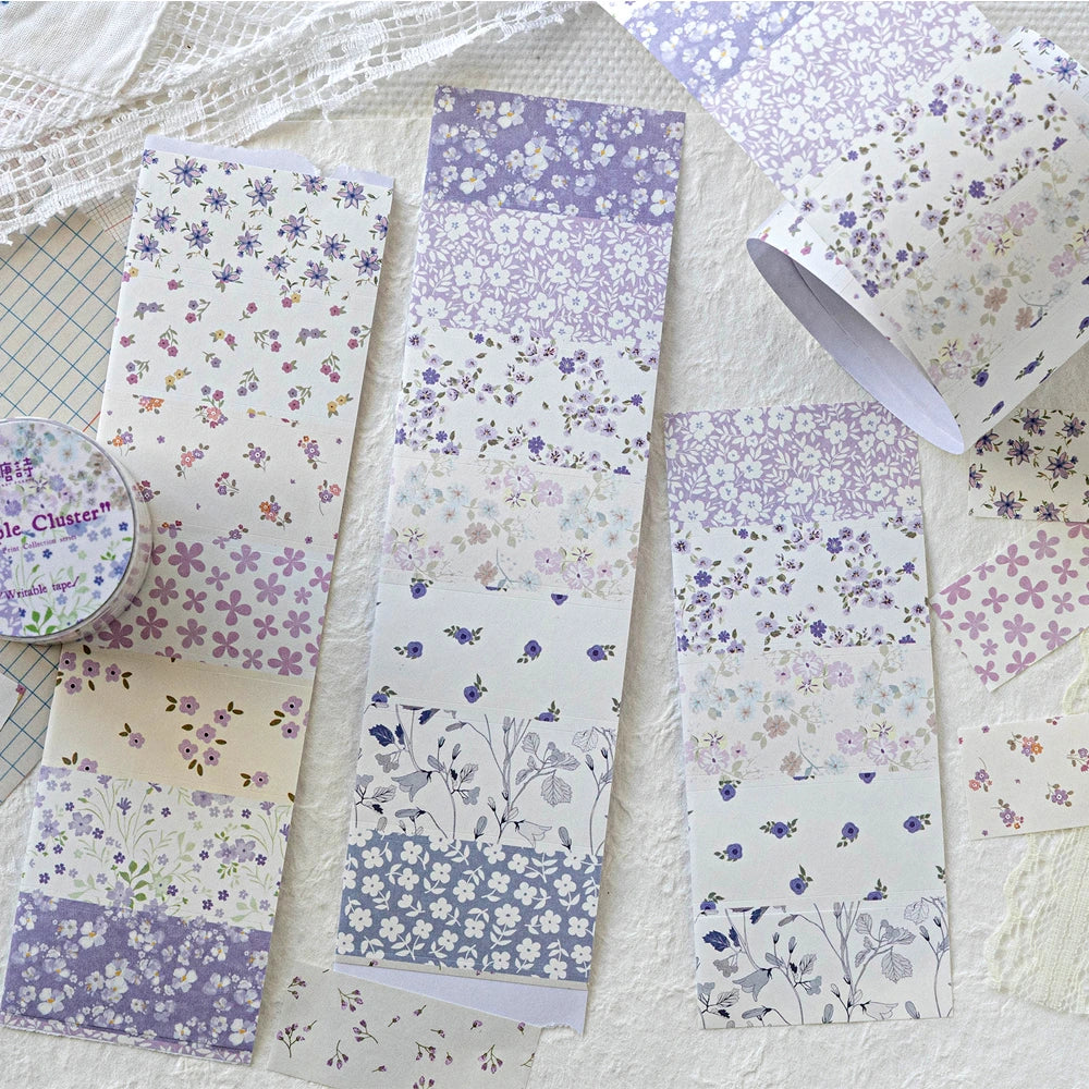 Die-Cut Flower Washi Tape – Scrapbooking & Journal Decoration