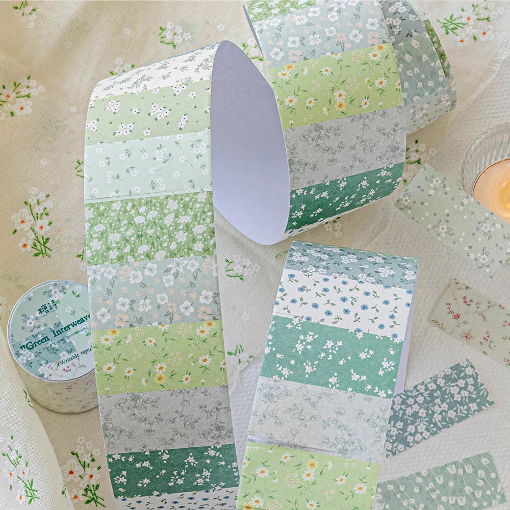 Die-Cut Flower Washi Tape – Scrapbooking & Journal Decoration