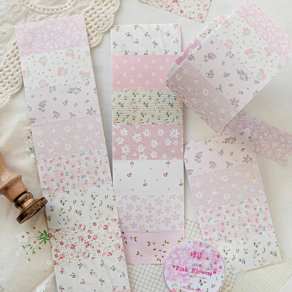 Die-Cut Flower Washi Tape – Scrapbooking & Journal Decoration