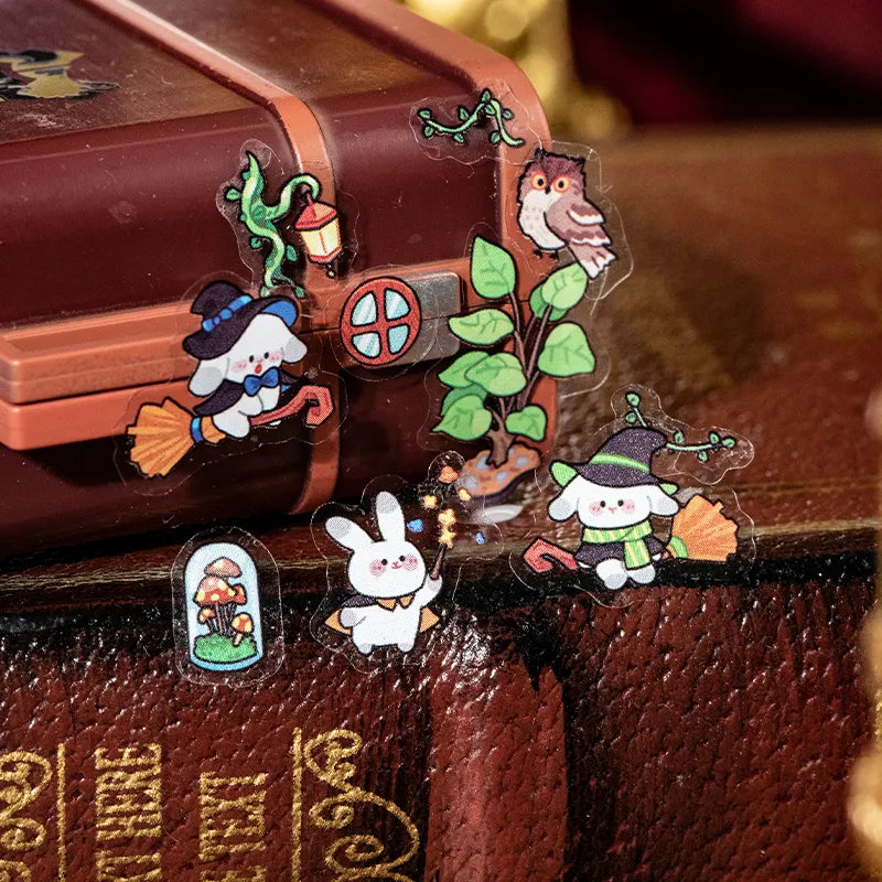 Autocollants Mini Scène 3D DIY – Appartement d’Animaux Mignons & Maison Arbre Forestière | Stickers Décoratifs Anti-Stress