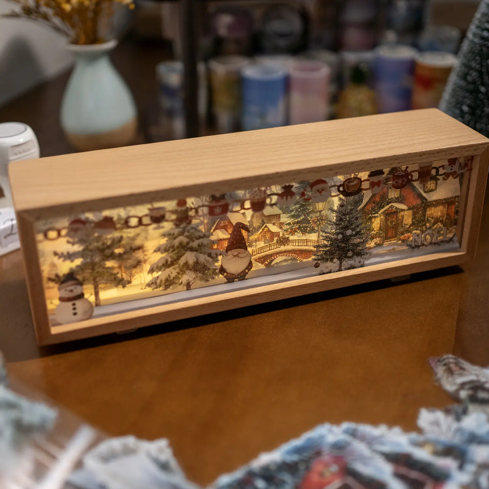 DIY Sticker Shadow Box Night Light Kit