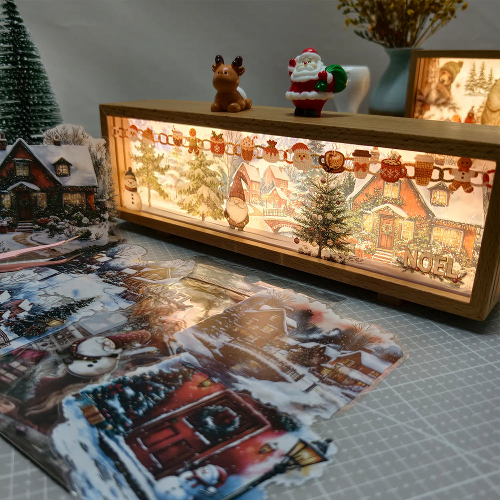 DIY Sticker Shadow Box Night Light Kit