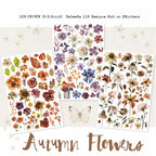 Dried Flower Rub On Sticker
