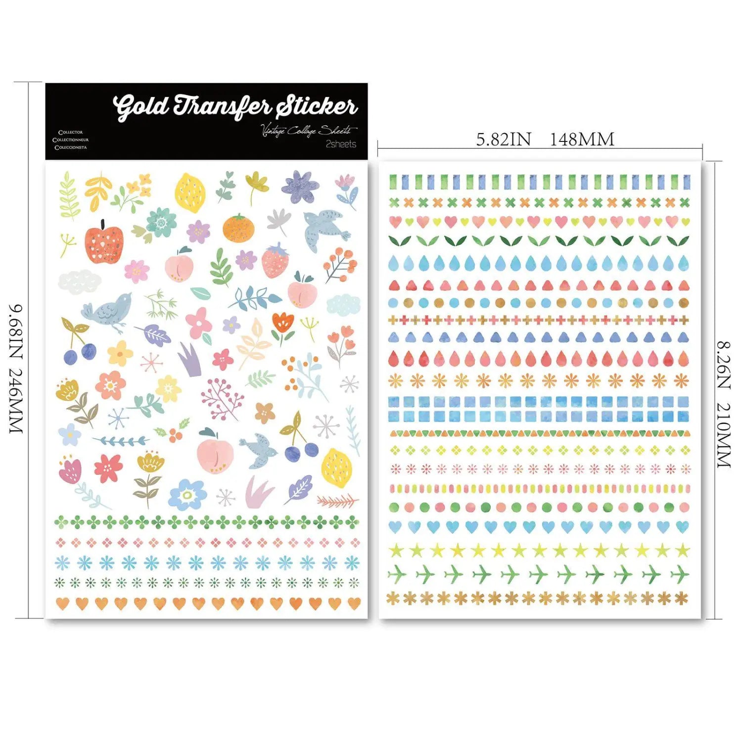 Easter Lace Waterproof Transfer Stickers | Pastel Egg Cup Decals