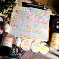 Easter Lace Waterproof Transfer Stickers | Pastel Egg Cup Decals