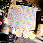 Easter Lace Waterproof Transfer Stickers | Pastel Egg Cup Decals