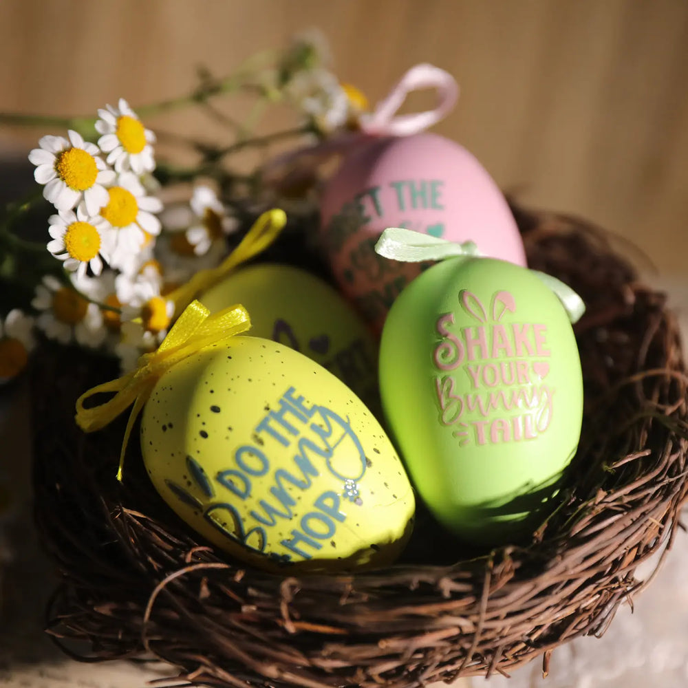 Easter Text Waterproof Transfer Stickers | Cup Stickers