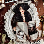 Elegantes Washi-Tape im Vintage-Punk-Stil mit Tiermotiven | Dekoratives Tape mit Vintage- und Punk-Motiven
