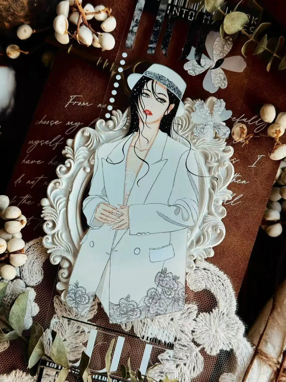 Elegantes Washi-Tape im Vintage-Punk-Stil mit Tiermotiven | Dekoratives Tape mit Vintage- und Punk-Motiven