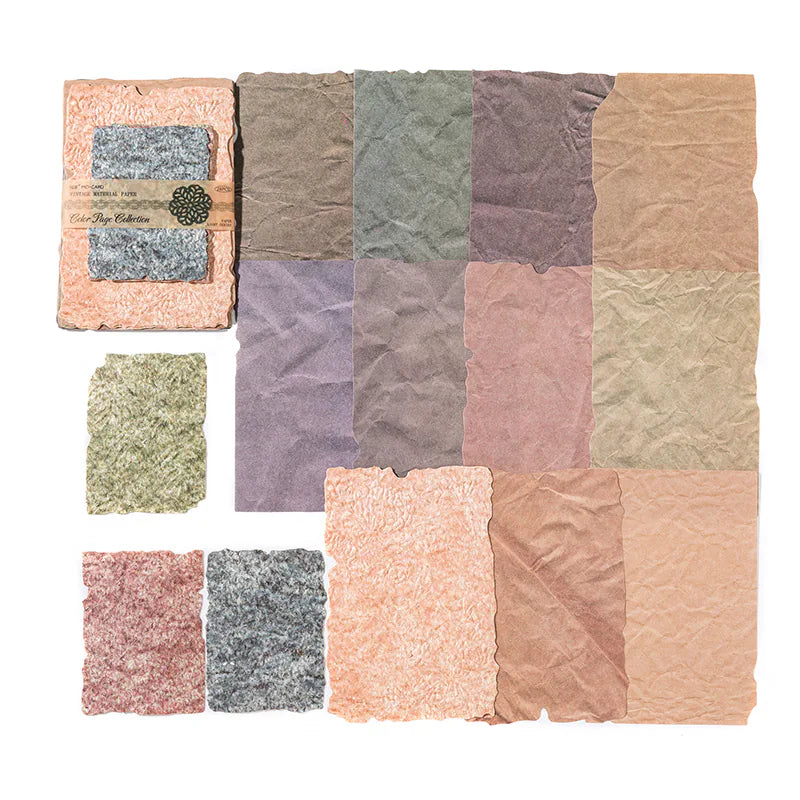 Scrapbooking-Papier-Set mit geprägter Textur