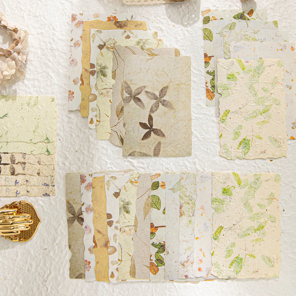 Scrapbooking-Papier-Set mit geprägter Textur