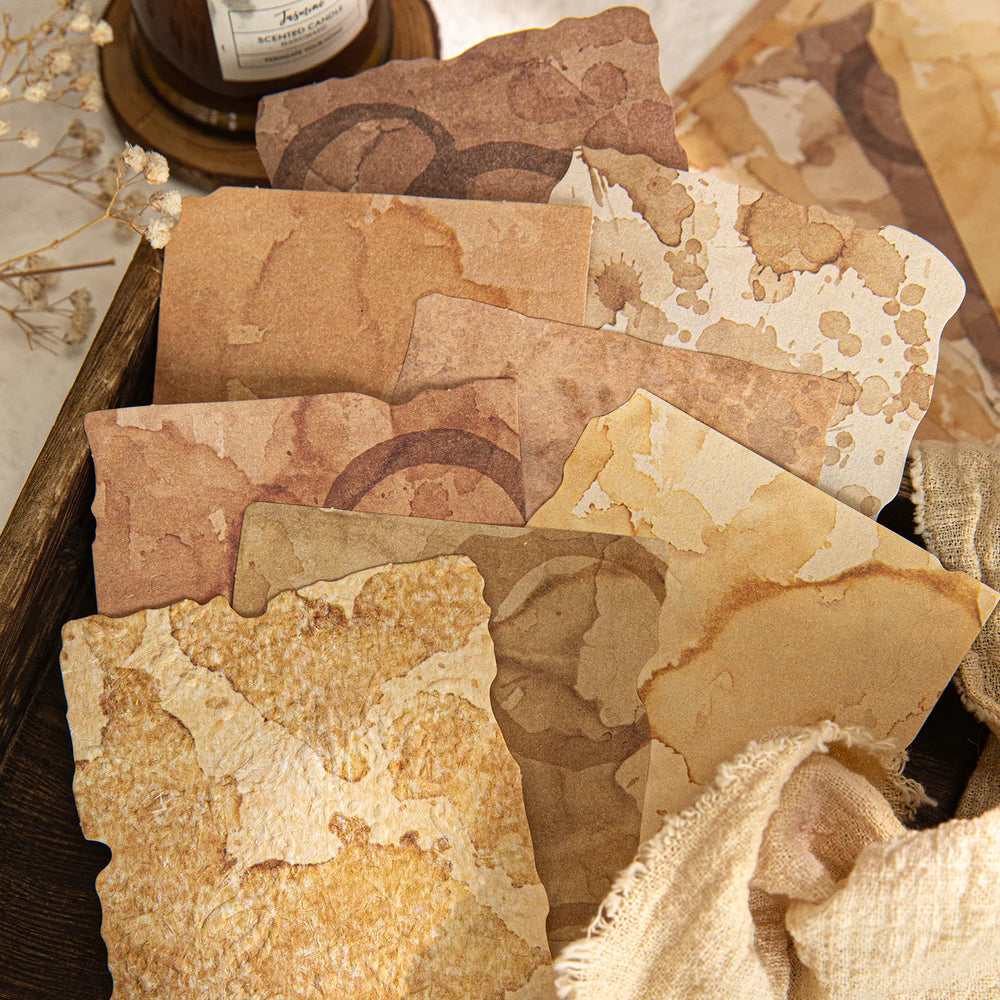 Scrapbooking-Papier-Set mit geprägter Textur