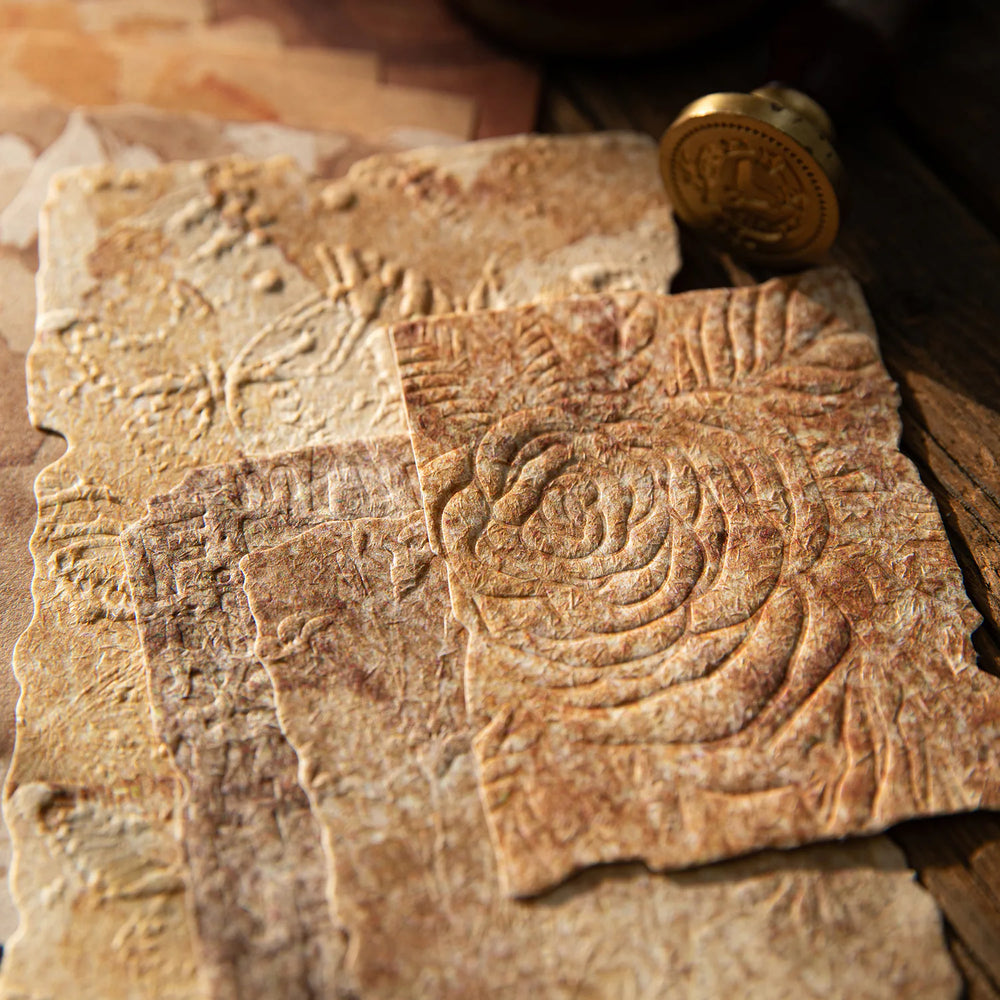 Scrapbooking-Papier-Set mit geprägter Textur