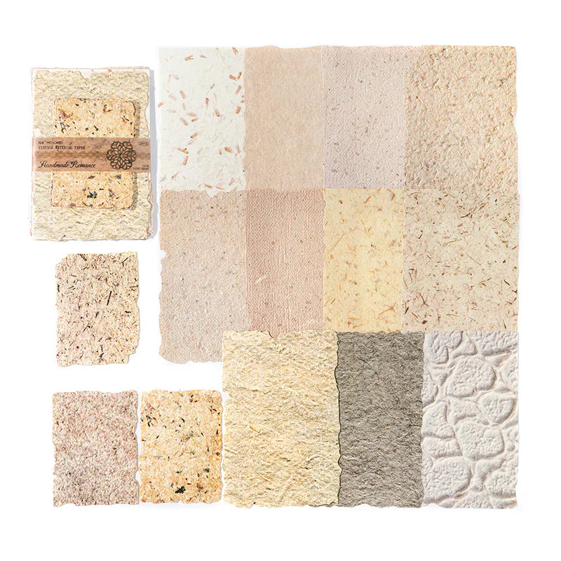 Scrapbooking-Papier-Set mit geprägter Textur