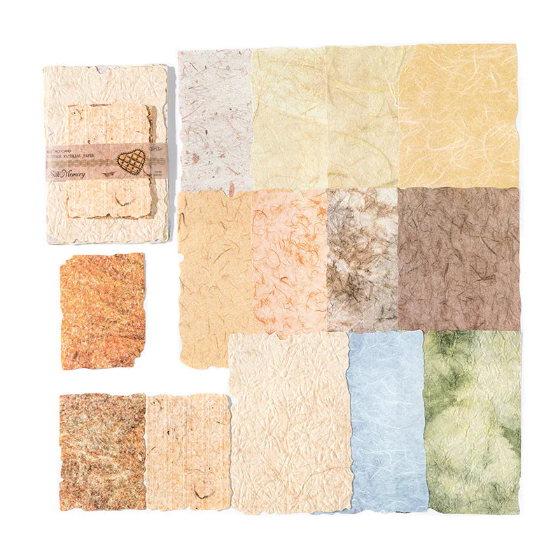 Scrapbooking-Papier-Set mit geprägter Textur