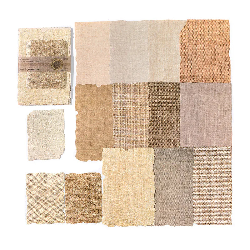 Pack de papiers de scrapbooking à texture gaufrée