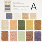 Papier texturé gaufré pour la fabrication de cartes de scrapbooking
