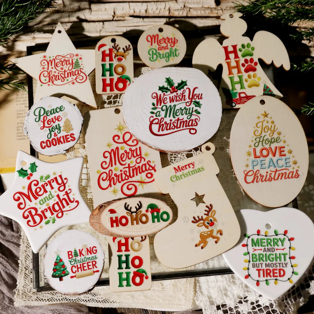 Aufbügelbilder für Weihnachten (bestickt)