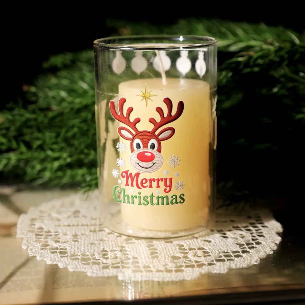 Aufbügelbilder für Weihnachten (bestickt)