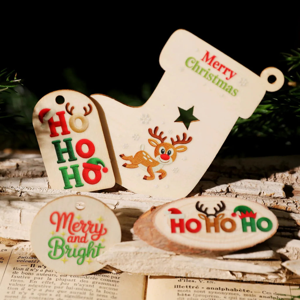 Aufbügelbilder für Weihnachten (bestickt)