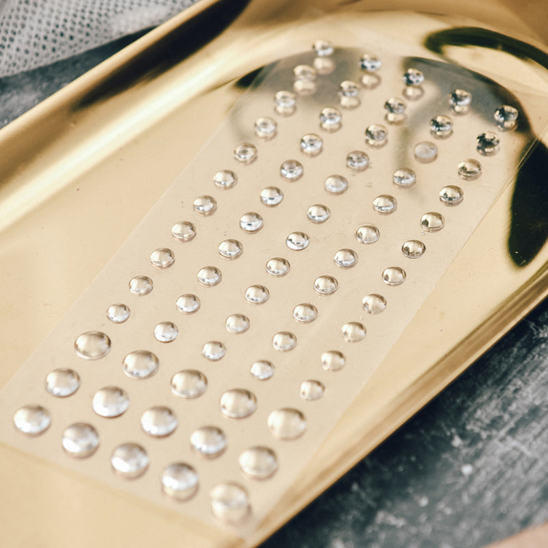 Autocollants adhésifs artisanaux en forme de gouttes de rosée