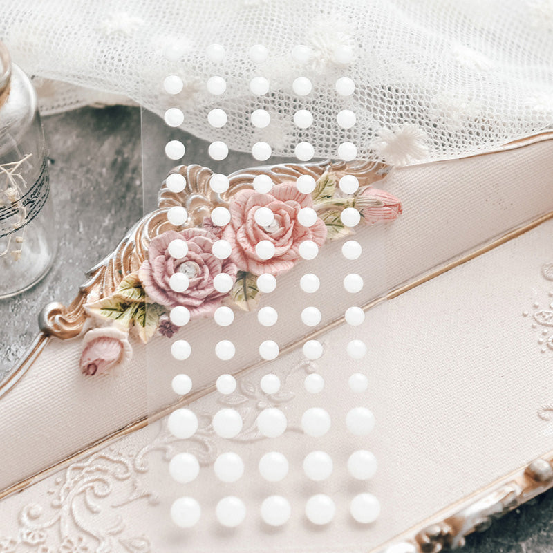 Autocollants adhésifs artisanaux en forme de gouttes de rosée