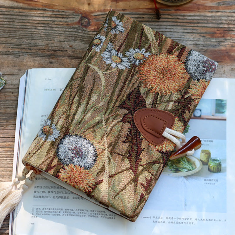 Bullet Journal recouvert de tissu style automne
