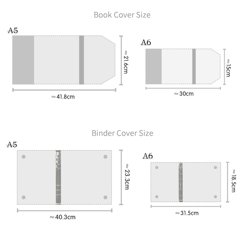 かわいい布製ブックカバー｜A5/A6対応ほぼ日カバー｜動物柄アート手帳・バインダー｜手帳・読書好きへのギフトにぴったり