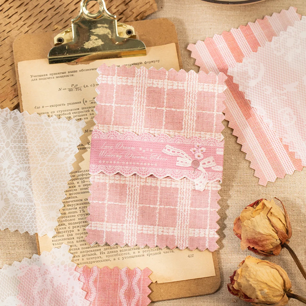 Fabric Texture Scrapbooking Paper