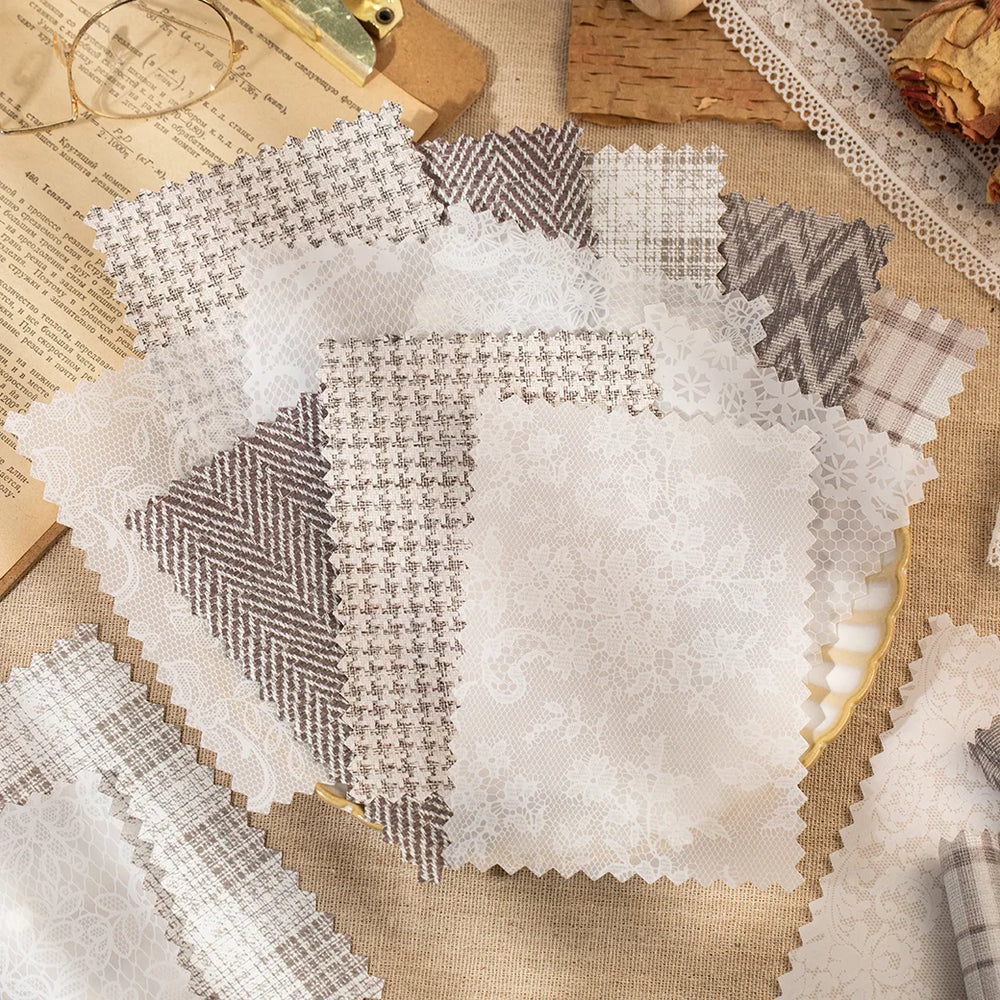 Fabric Texture Scrapbooking Paper