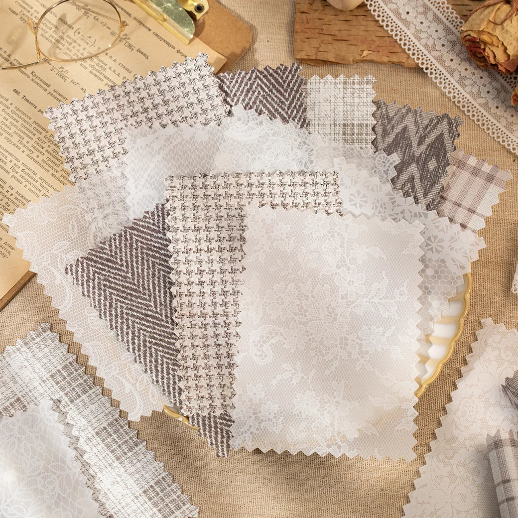 Papier de scrapbooking à texture de tissu