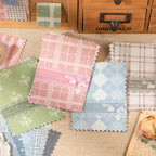 Papier de scrapbooking à texture de tissu