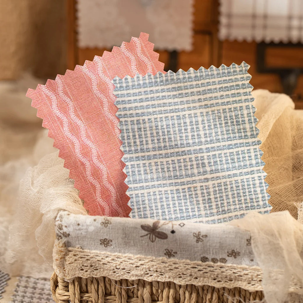 Papier de scrapbooking à texture de tissu