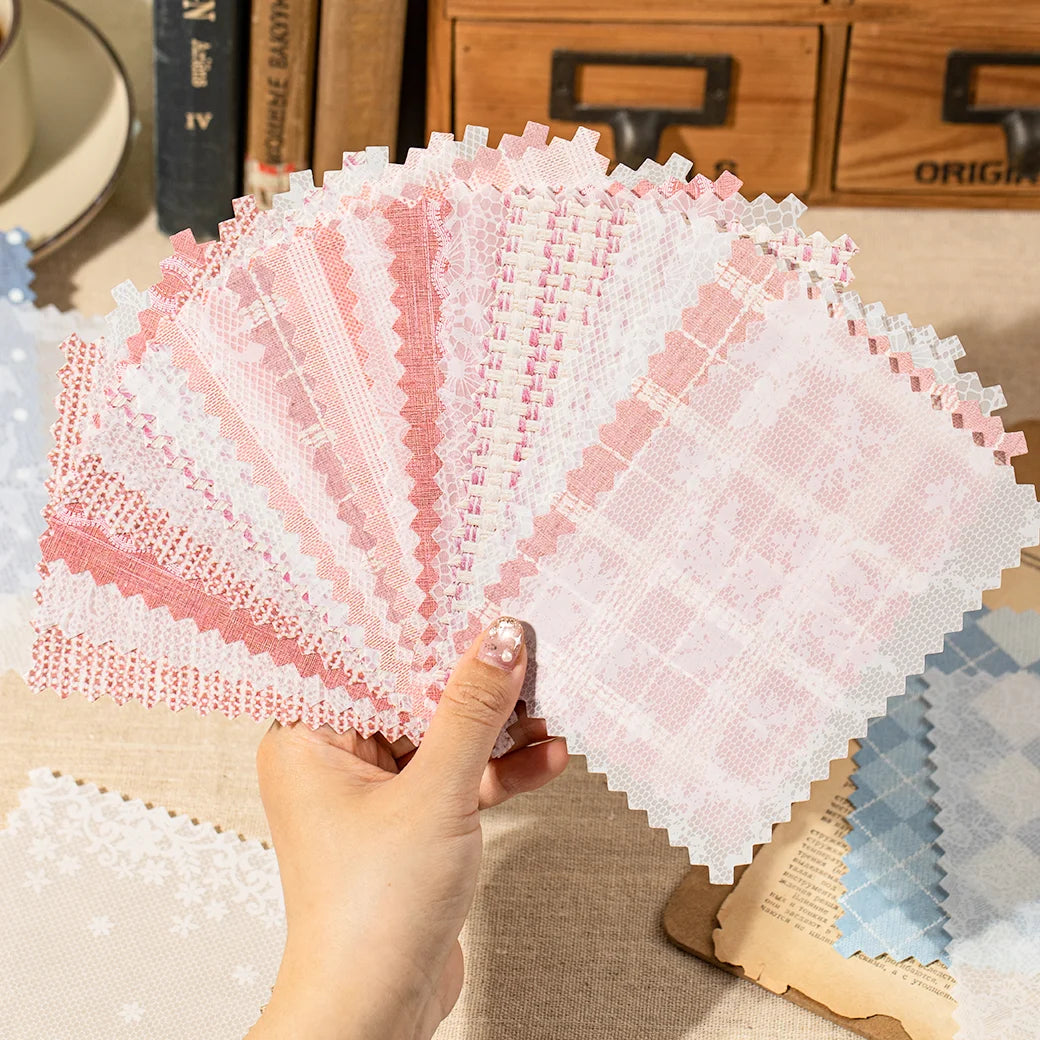 Papier de scrapbooking à texture de tissu
