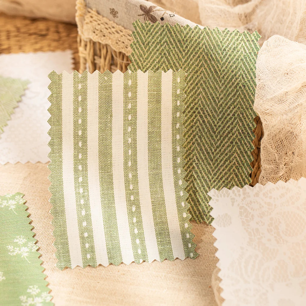 Papier de scrapbooking à texture de tissu